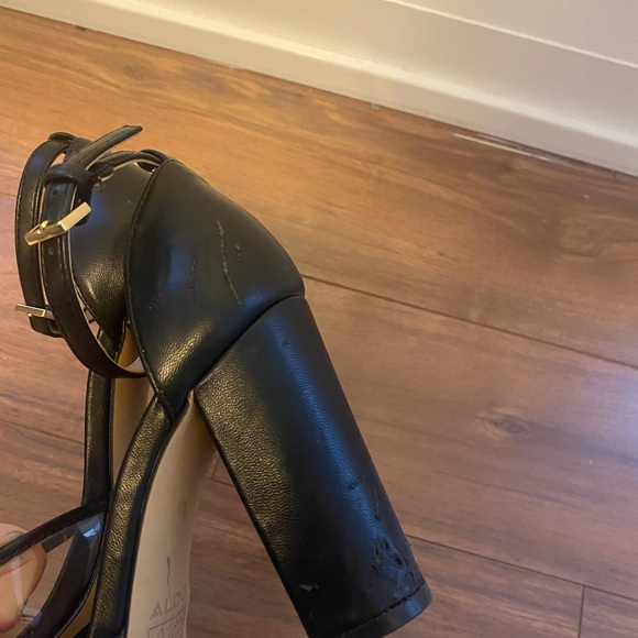 ALDO block heels, black (Size 7) - Picture 5 of 5